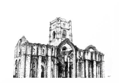 'Fountains Abbey' - Image 4